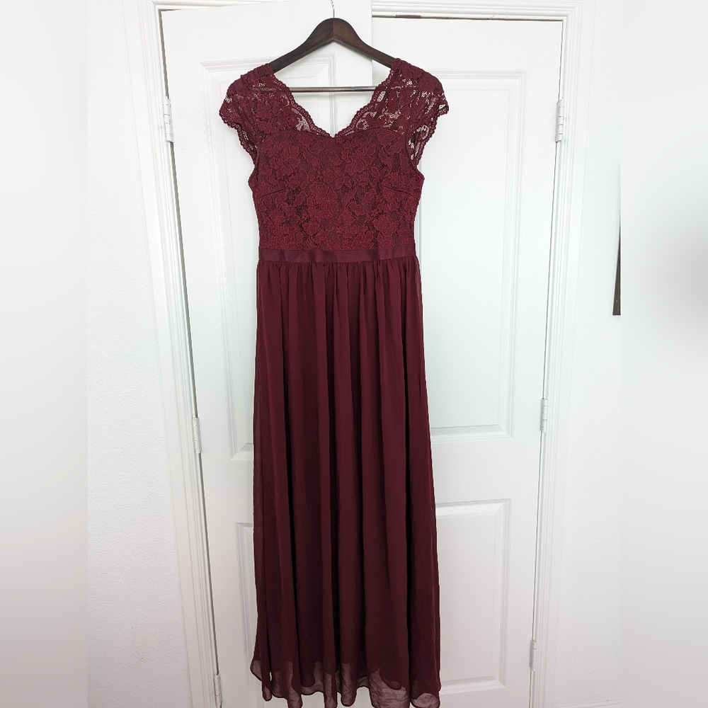 Maroon Formal Dress